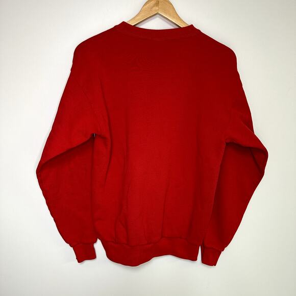 Vintage Cherokee Sweatshirt Made in USA Red Sweater 90s - Picture 2 of 2